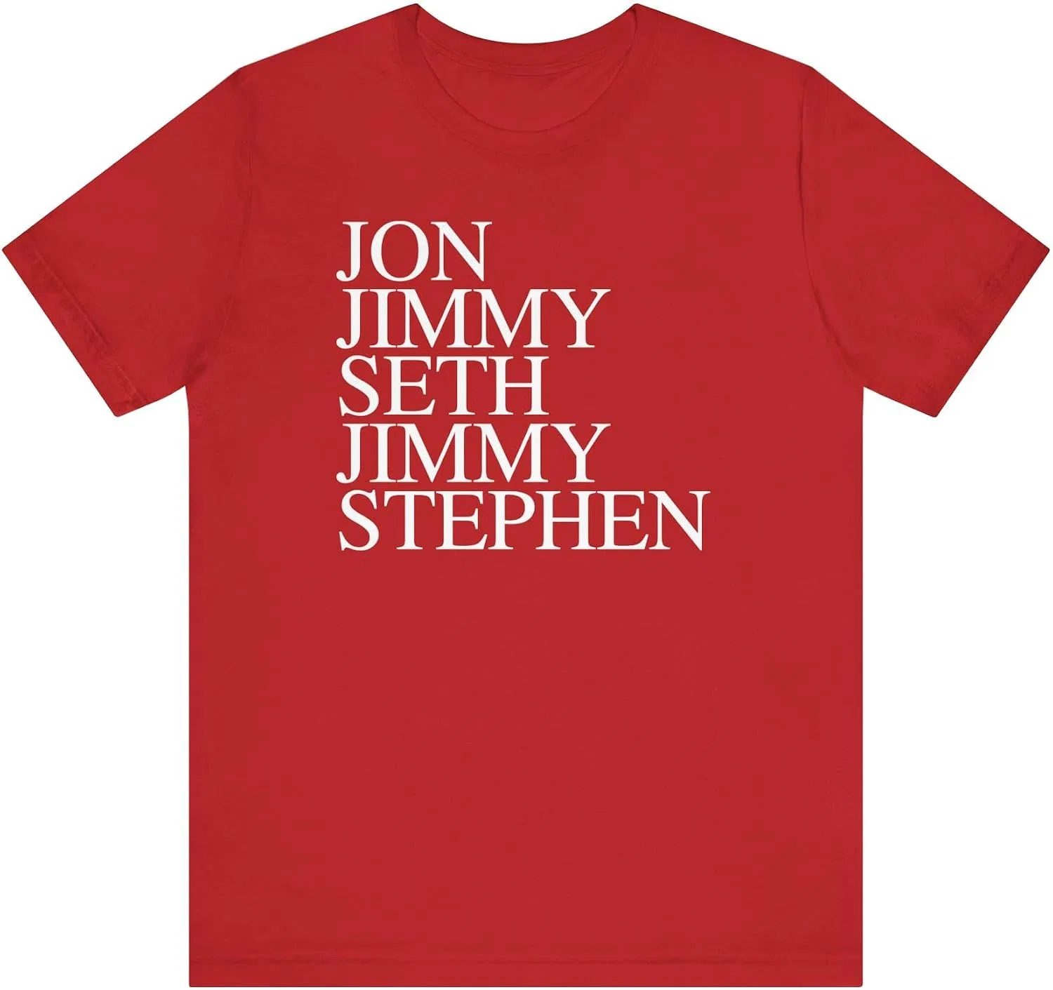 Мужская футболка с принтом Support Late Night Comedy, Political Satire Tee, Stephen Colbert Fan, The Daily Show, Free Speech Gift, Funny TV Show, красный