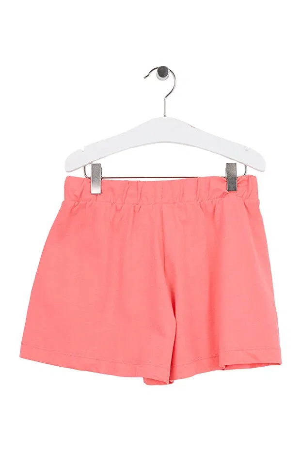 Детские шорты для девочек с вышивкой United Colors Of Benetton, Coral — фото 2