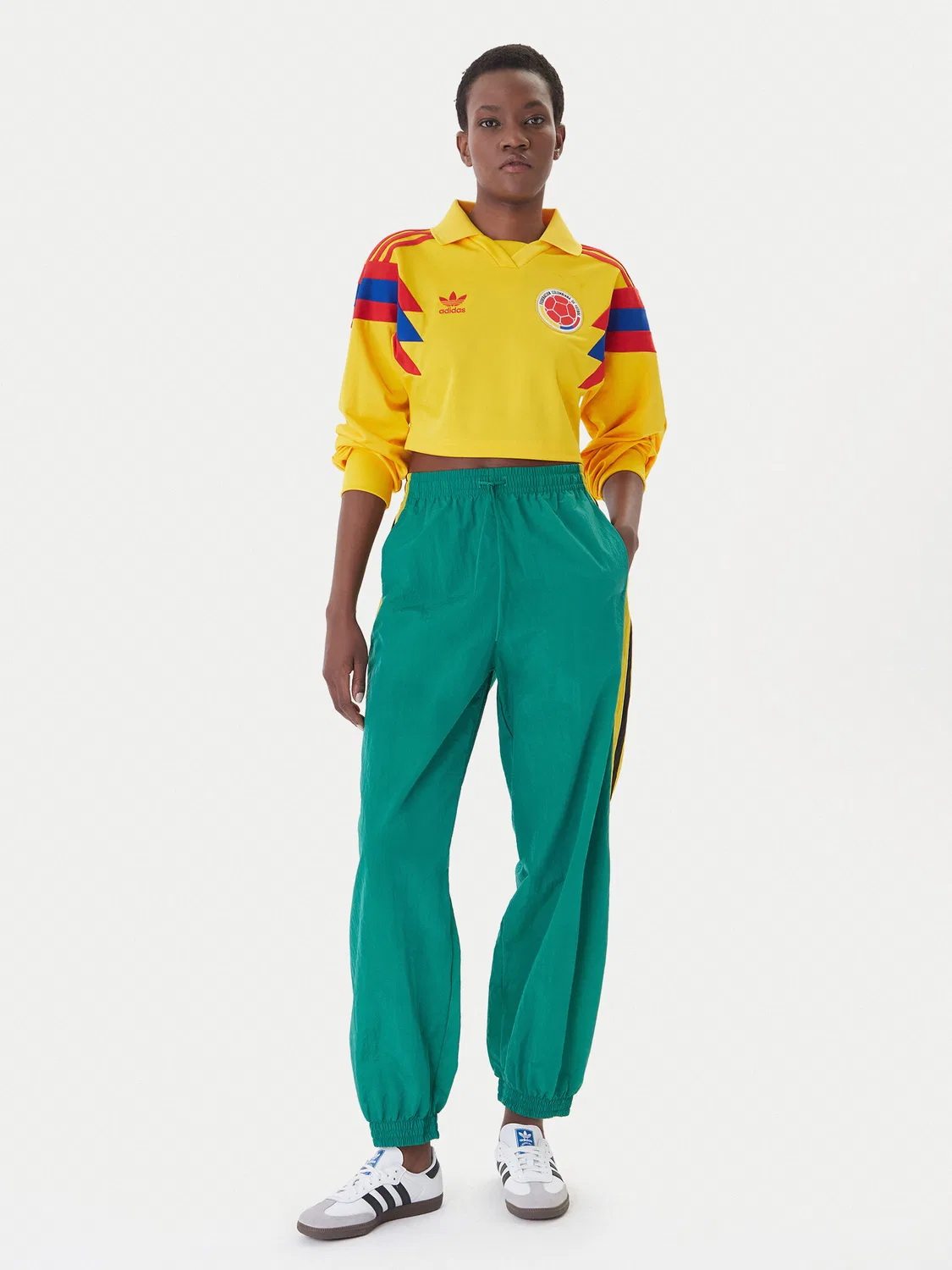 Женская блузка стандартного кроя Columbia Reconstructed Bringback Adidas, желтый — фото 2