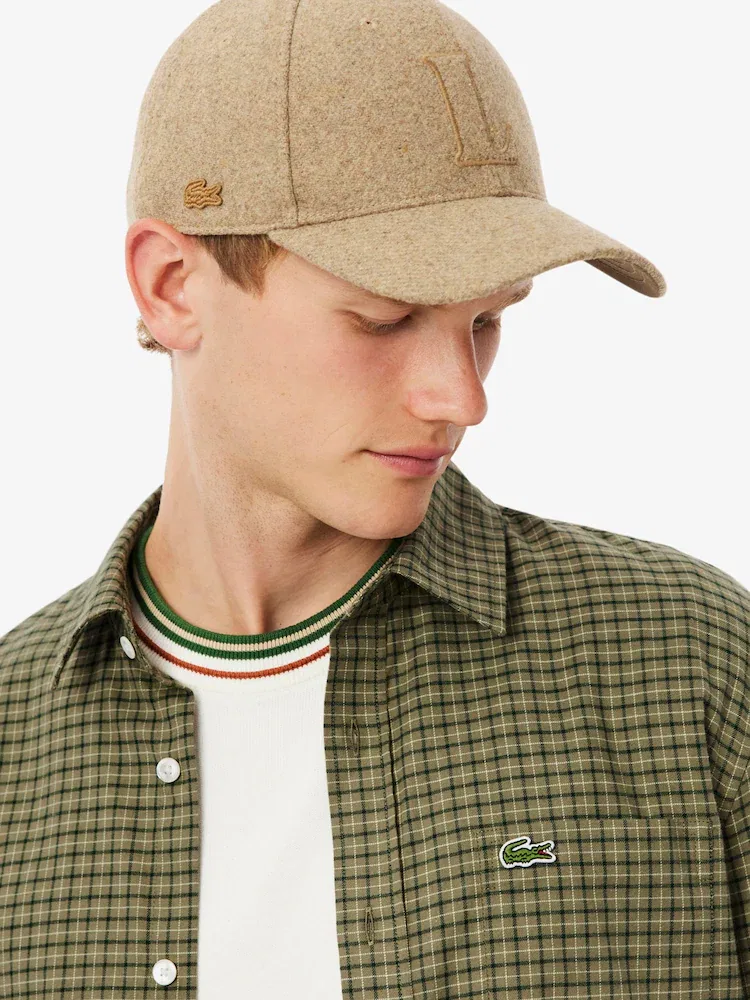 Рубашка фланелевая с клеткой LACOSTE — фото 2