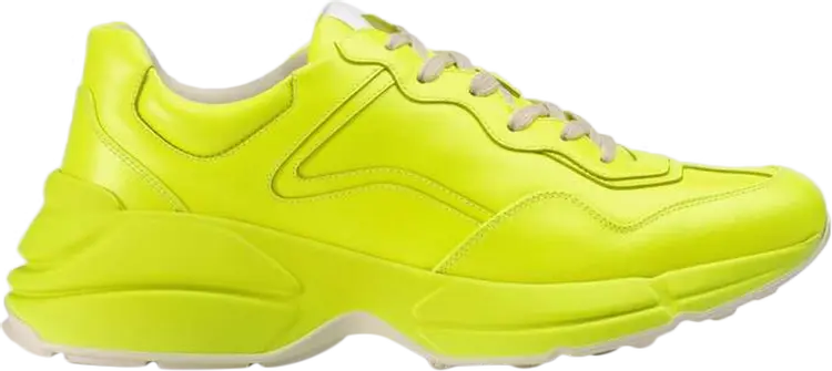 Кроссовки Gucci Rhyton Fluorescent Yellow, желтый