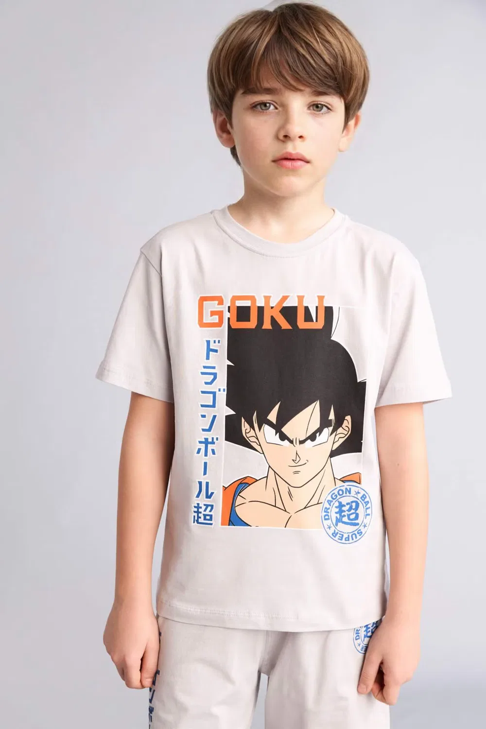 Пижама с принтом комплект Dragon Ball Defacto, серый — фото 3