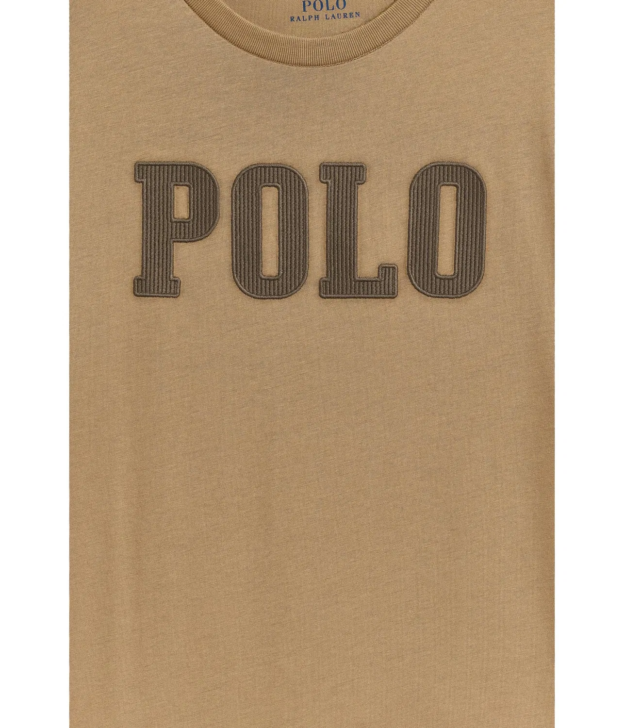 Футболка из хлопкового трикотажа с логотипом (для детей постарше) Polo Ralph Lauren Kids, Camel — фото 3