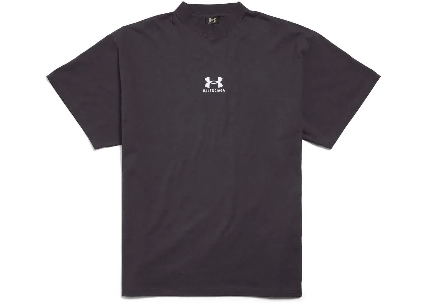 Унисекс футболка оверсайз Balenciaga x Under Armour T-shirt Oversized Fit, Black/White