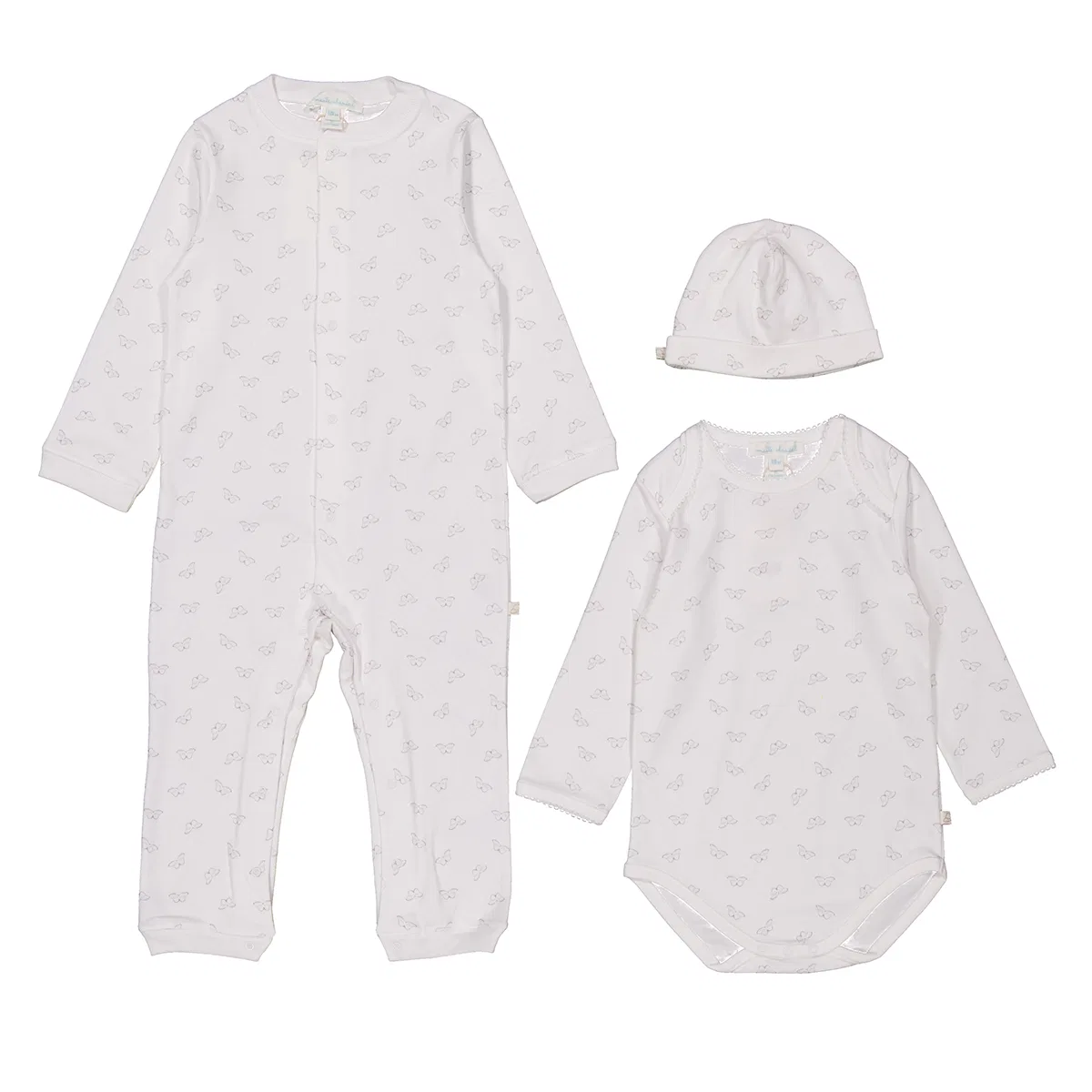 Комплект из 3 предметов Toddler Agel Wing Marie Chantal, White