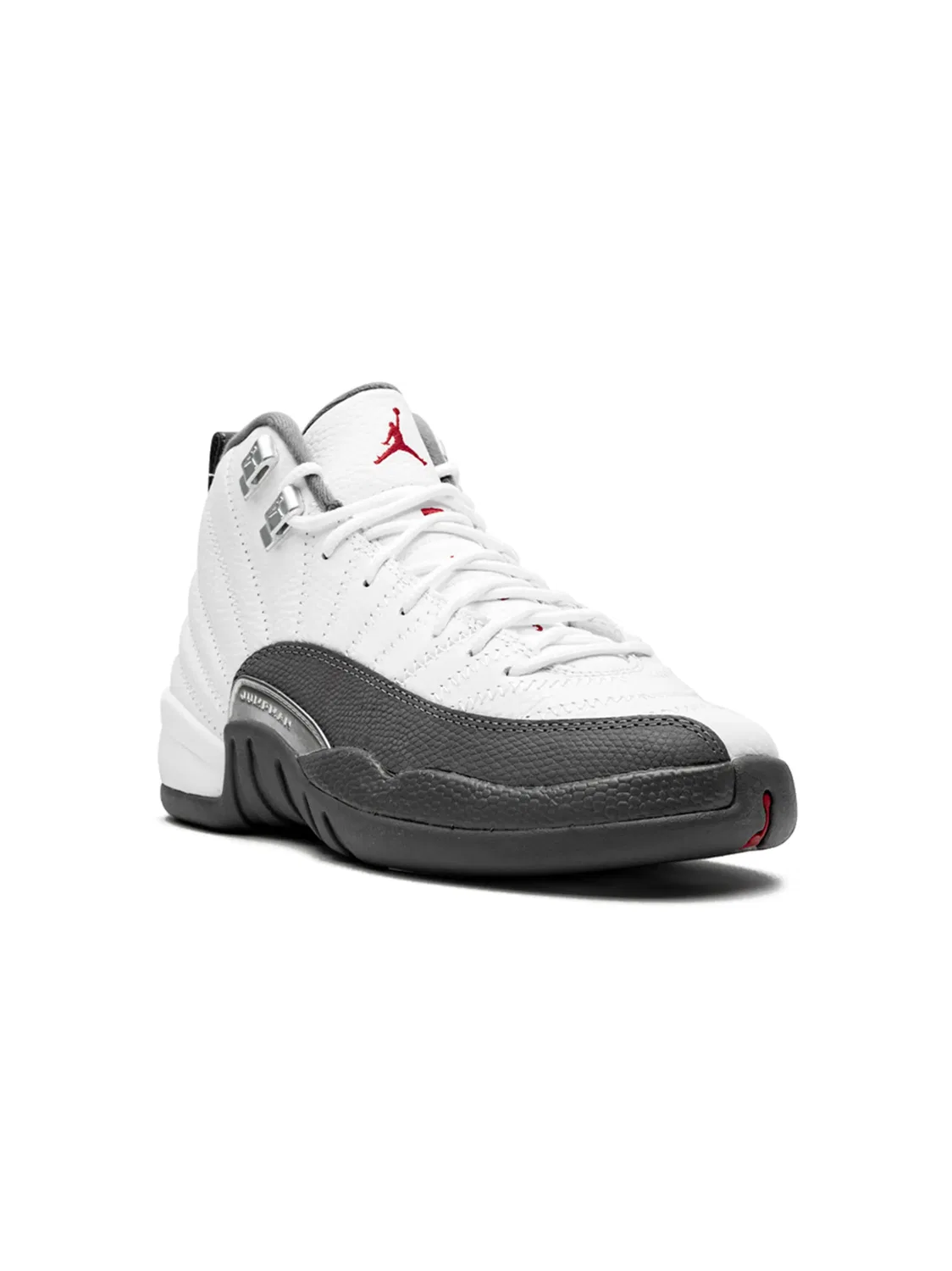 Кроссовки Air Jordan 12 Retro "Темно-серый", белый