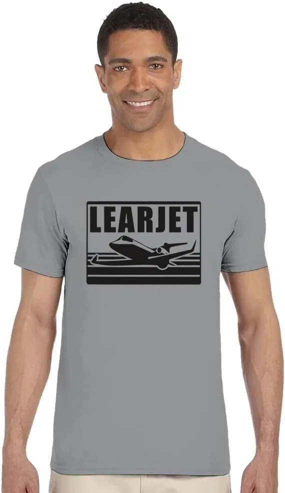 Футболка с принтом Learjet, White — фото 2