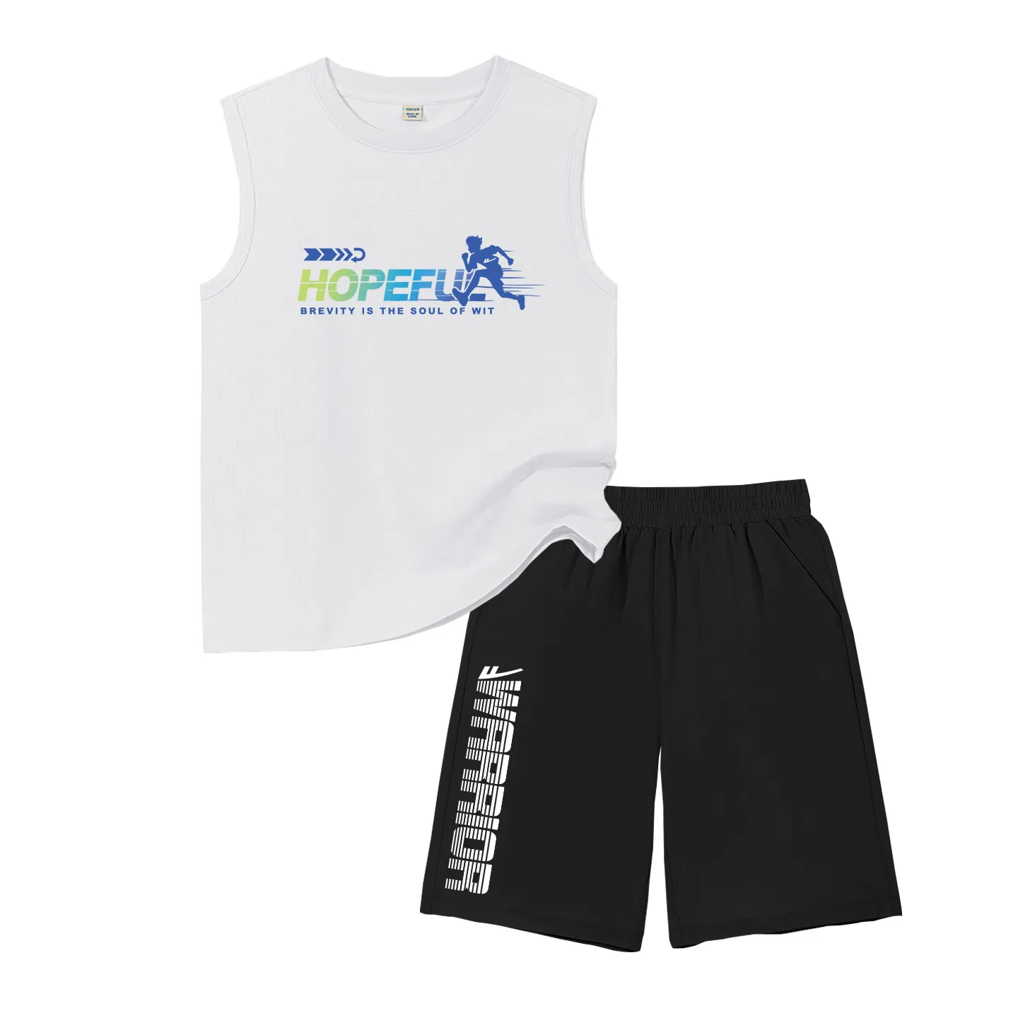 Детский спортивный комплект с принтом Gradient Running WARRIOR