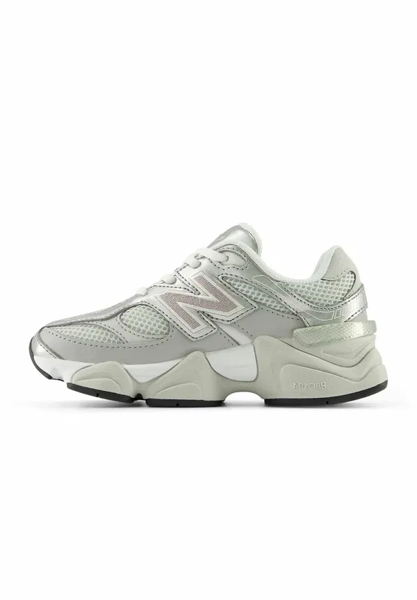 Кроссовки с кожаными вставками 9060 New Balance raincloud truffle salt