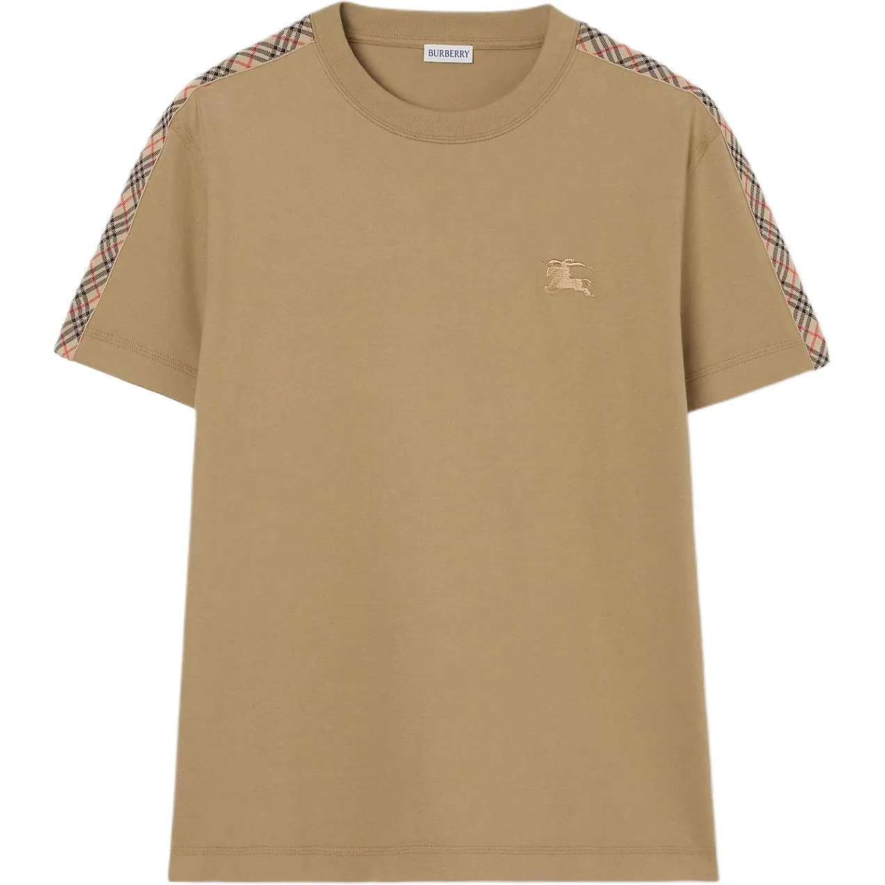 Футболка Burberry Slim Fit, мужская, цвет хаки