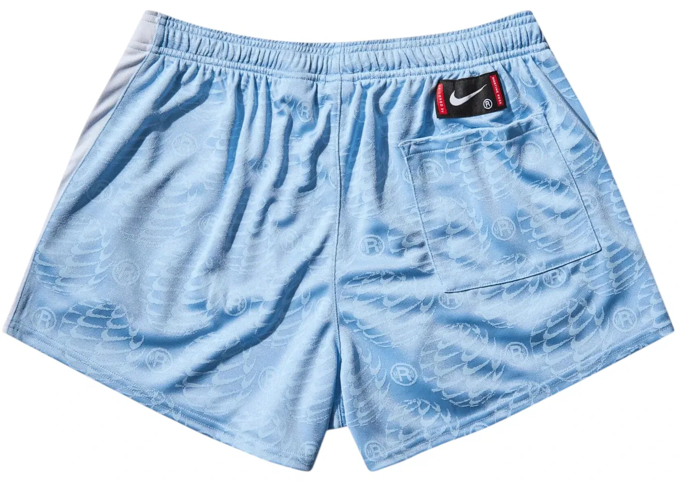 Мужские шорты с принтом Nike x Martine Rose Football Shorts, Psychic Blue — фото 2