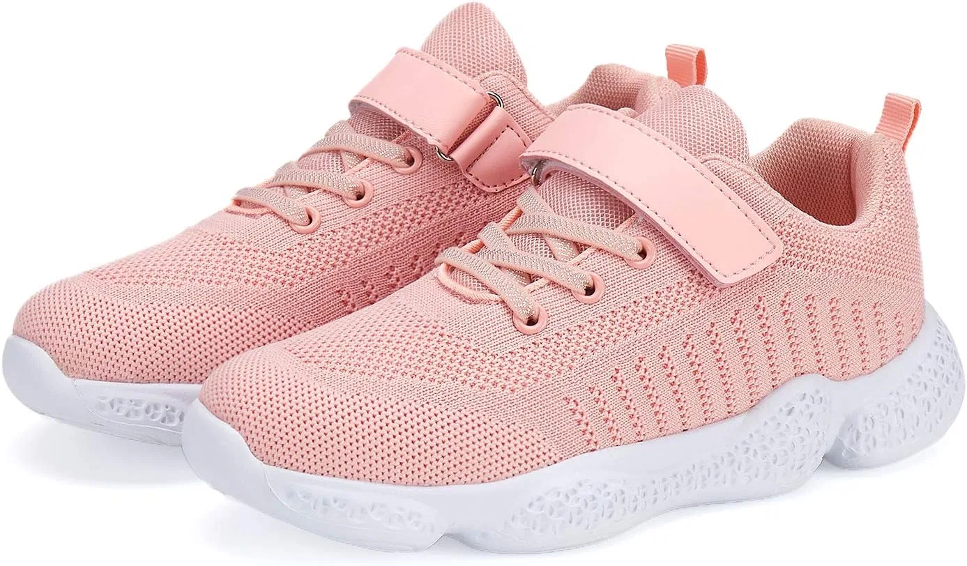 Детские кроссовки для девочек с дышащим трикотажем Hetios, Pink
