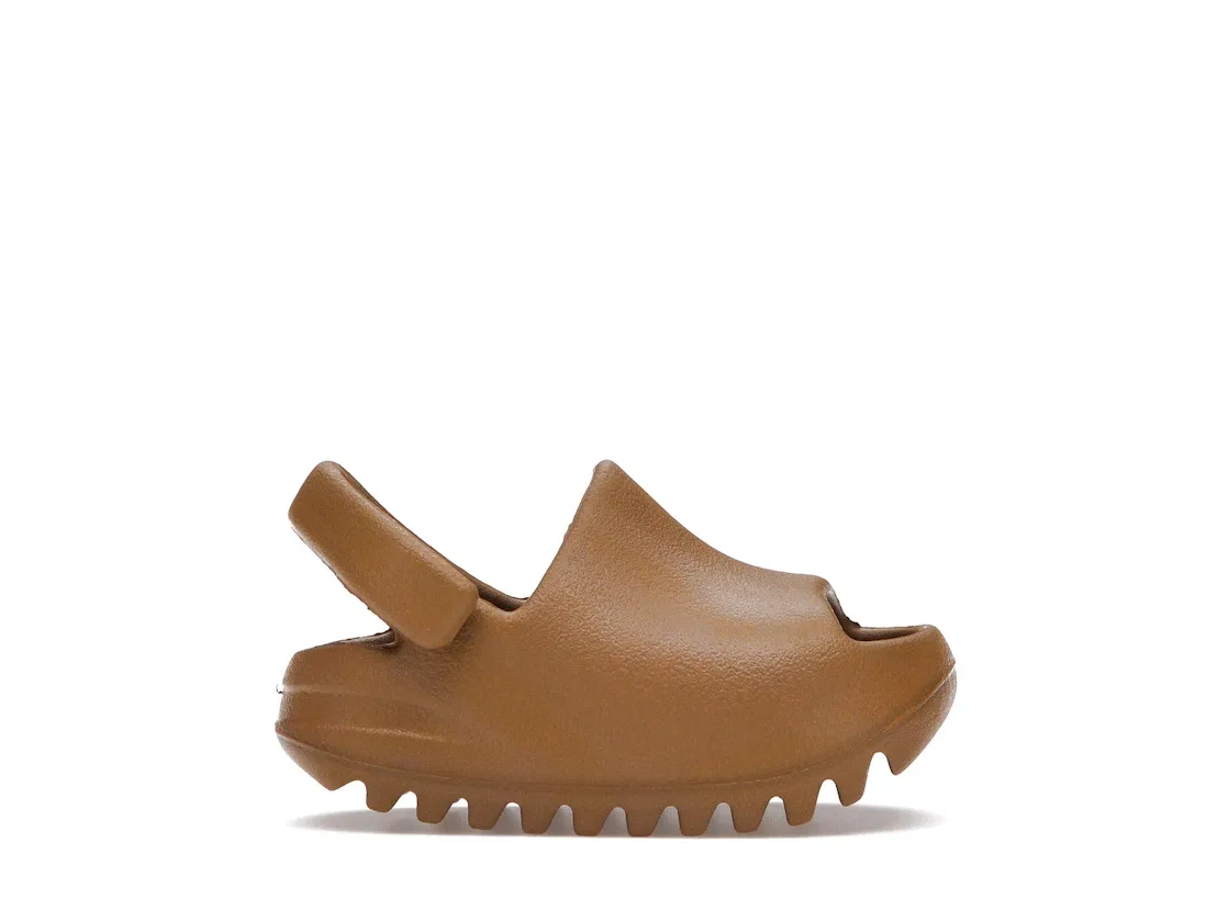 Детские сандалии-слайды из вспененной резины Yeezy Slide Adidas, Ochre