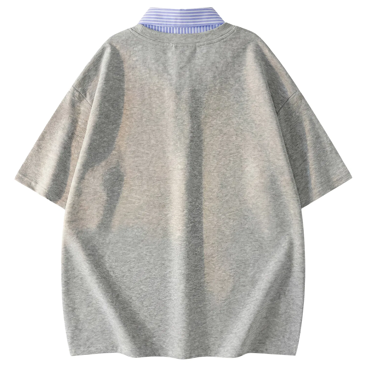 Детское поло без рукавов с воротником-стойкой Lapel Moderate Mock Two Piece, GWAF, Gray — фото 3