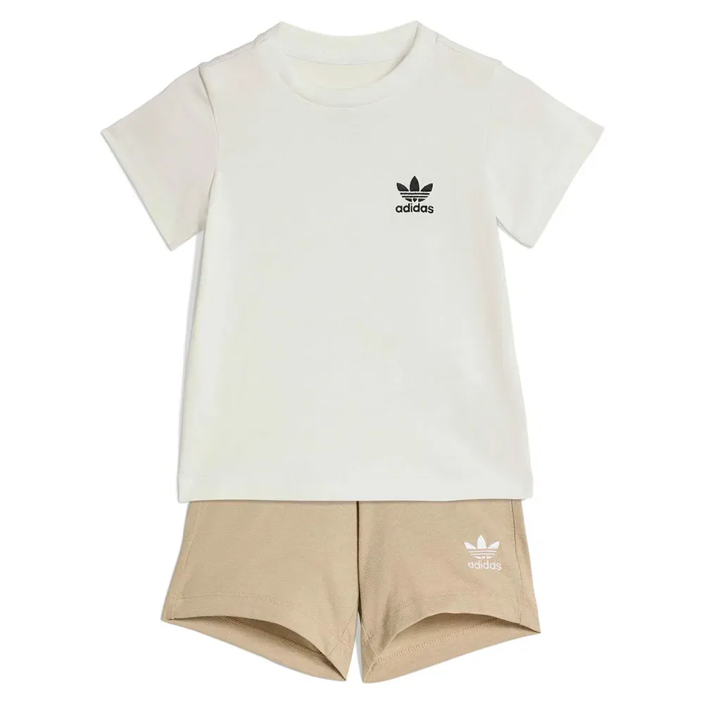 Комплект шорты и футболка Adidas Originals, бежевый