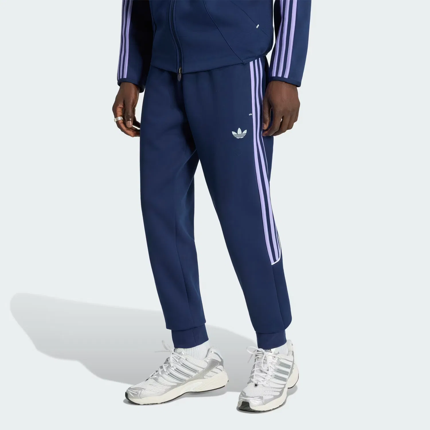 Мужские брюки свободного кроя Spacer Teamgeist 26 Cutline Cuffed Adidas Originals, Night Indigo