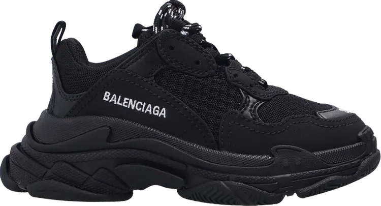 

Кроссовки Balenciaga Triple S Sneaker Kids Black, черный