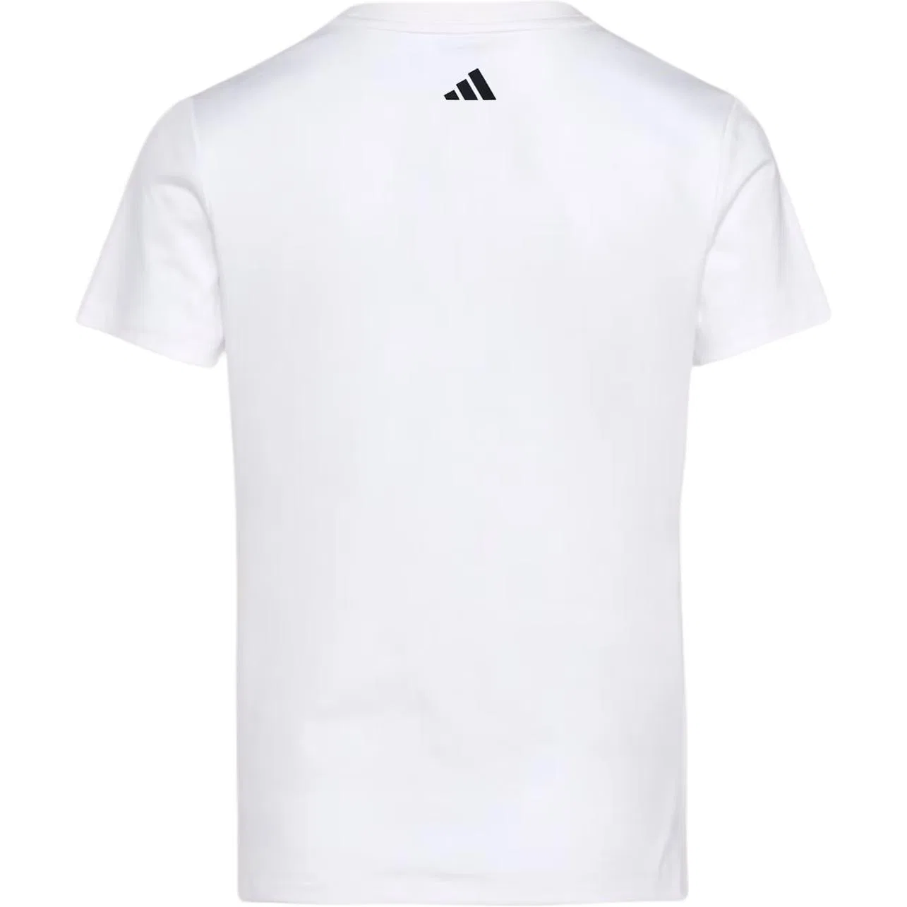 Женская футболка с круглым вырезом, приталенная, белая, Adidas — фото 3