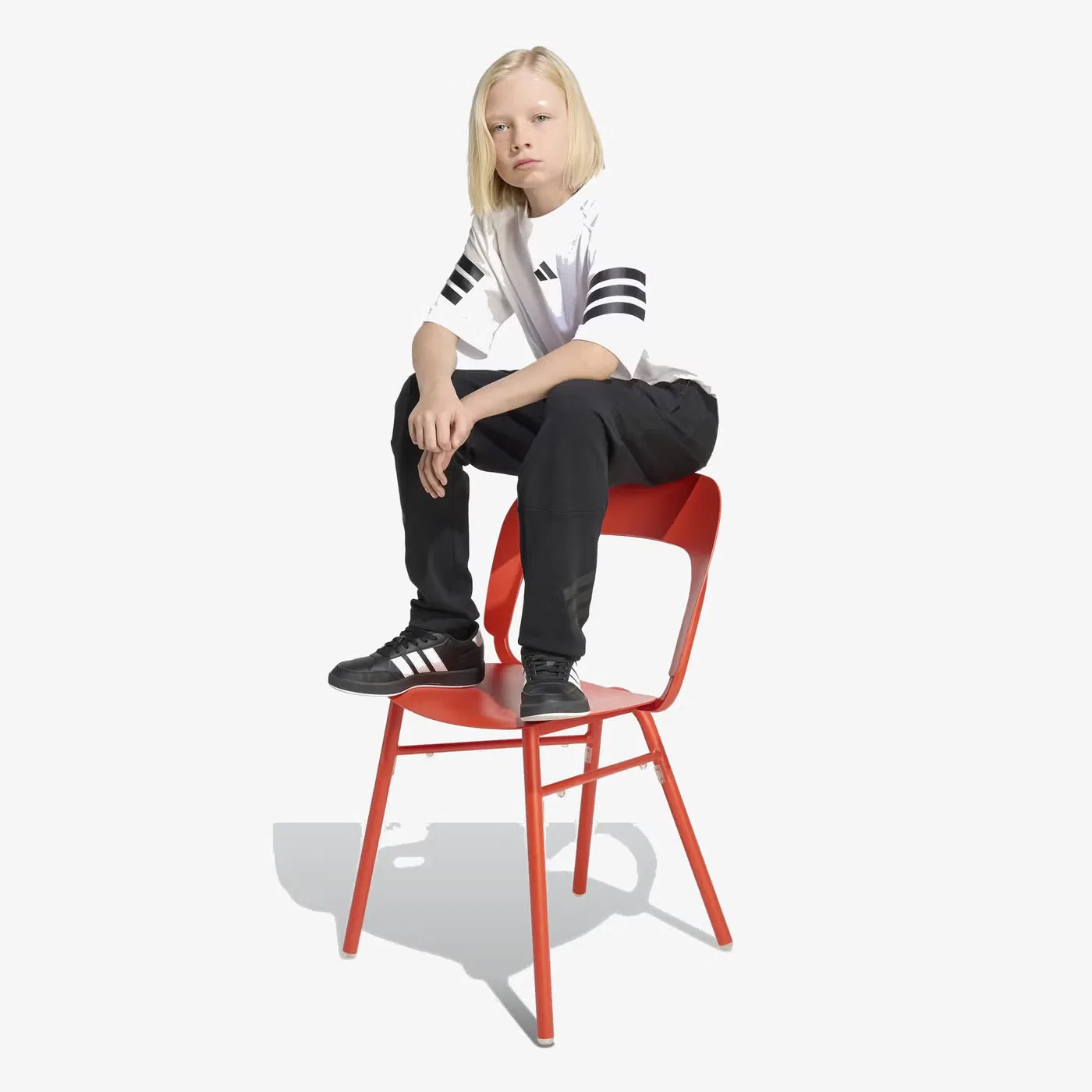 Штаны спортивные с манжетами Future Icons Adidas, черный — фото 4