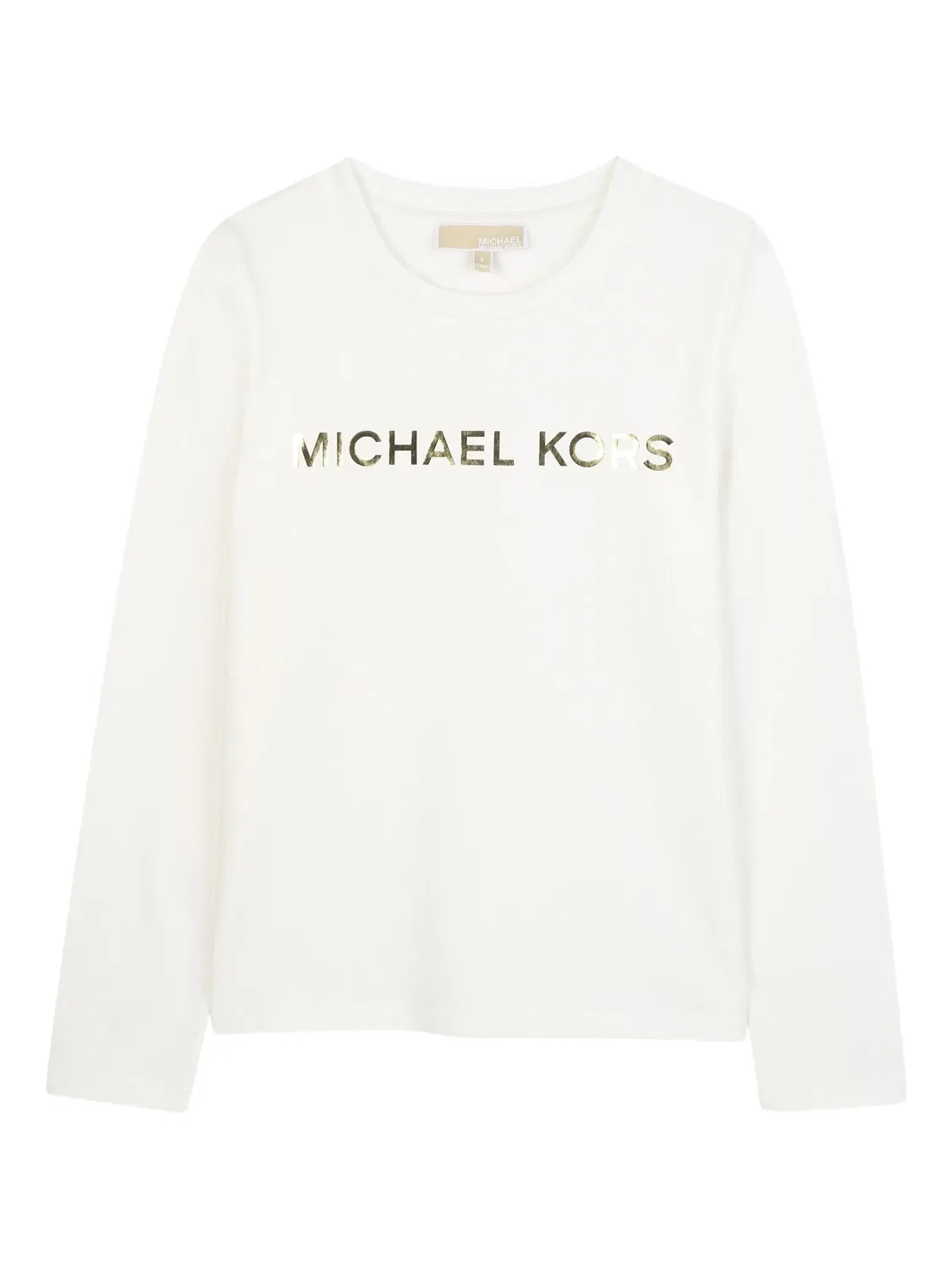 Футболка с логотипом и длинным рукавом Michael Kors, белый