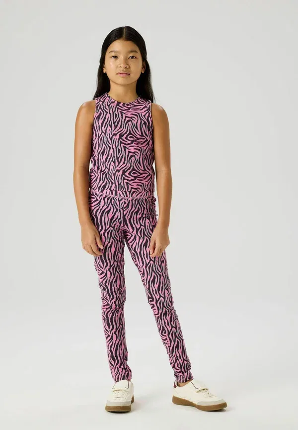 Топ с принтом animal print Cropped - top Name It, Blackberry Wine