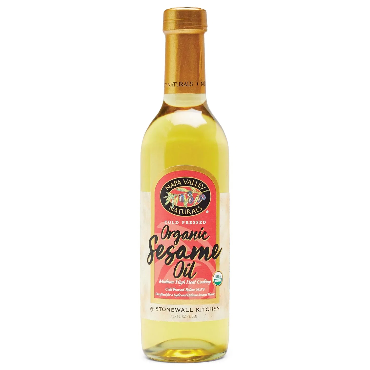 Масло для тела Organic Sesame Seed Oil, Napa Valley Naturals, 375.58 мл