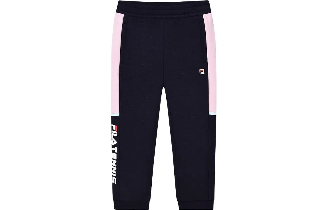 Детские спортивные штаны из трикотажа FILA KIDS, Royal Blue