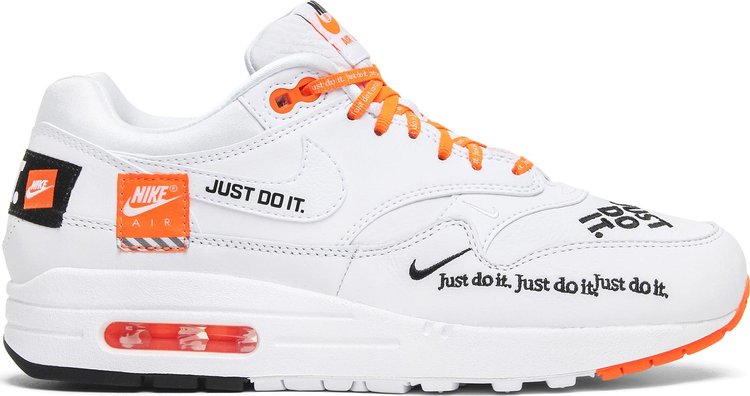 Кроссовки Nike Wmns Air Max 1 LX 'Just Do It', белый - фото