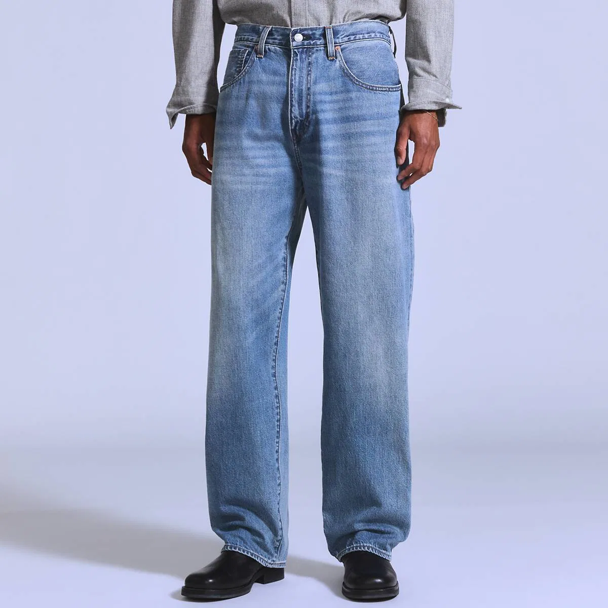 Мужские джинсы Marker с кромкой свободного кроя Levi's, Kite - Medium Wash — фото 2