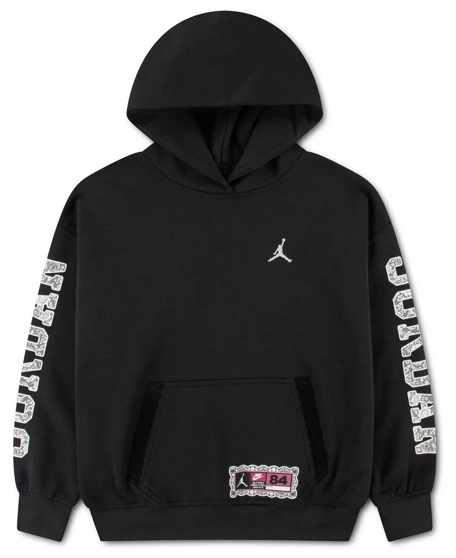Худи из футера с капюшоном и принтом Jordan Allstar, Off Noir