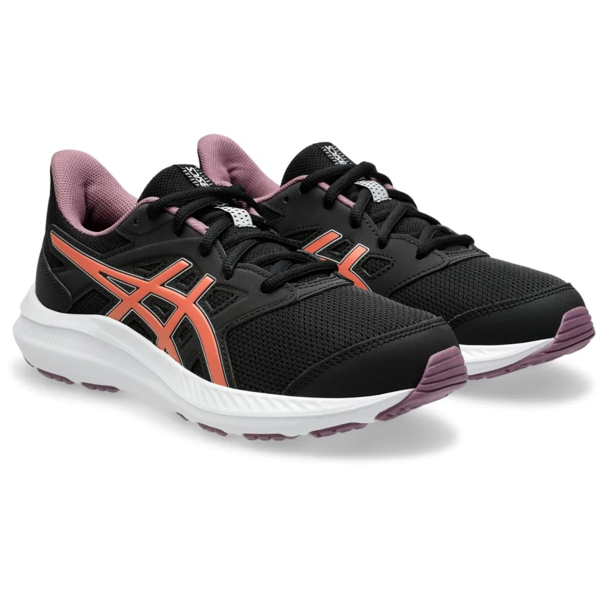 Детские кроссовки для мальчиков с амортизацией Jolt 4 Gs ASICS, Black Red Desert — фото 2