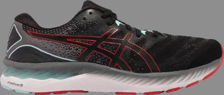 

Кроссовки gel nimbus 23 'black electric red' Asics, черный