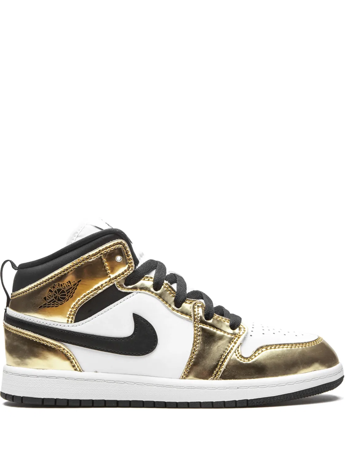 Кроссовки Air Jordan 1 Mid SE Metallic Gold