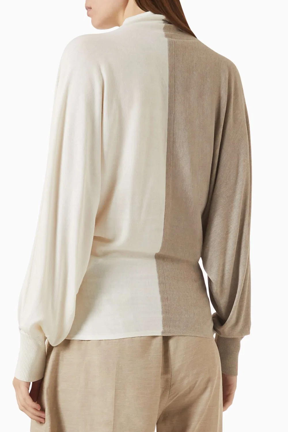 Jacquemus Le Losange Two-tone Polo T-shirt in Silk-knit — фото 3
