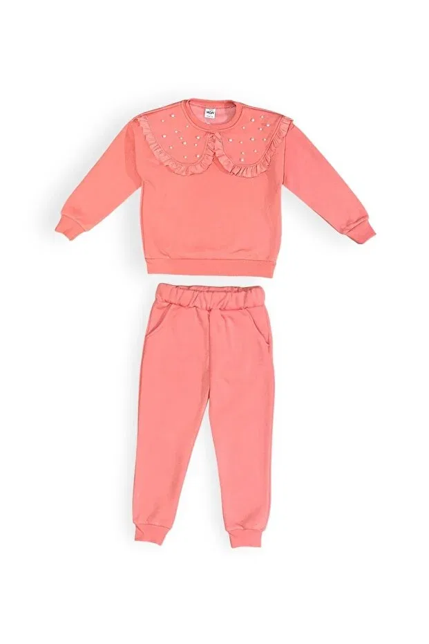 Детский костюм из футера с вышивкой Mnk Baby&Kids, Somon — фото 4