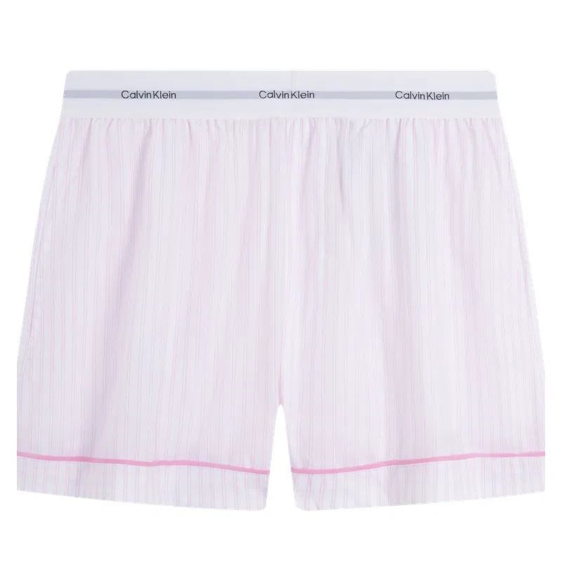 Женские пижамные брюки с полосатым принтом Calvin Klein, White Base Stripes