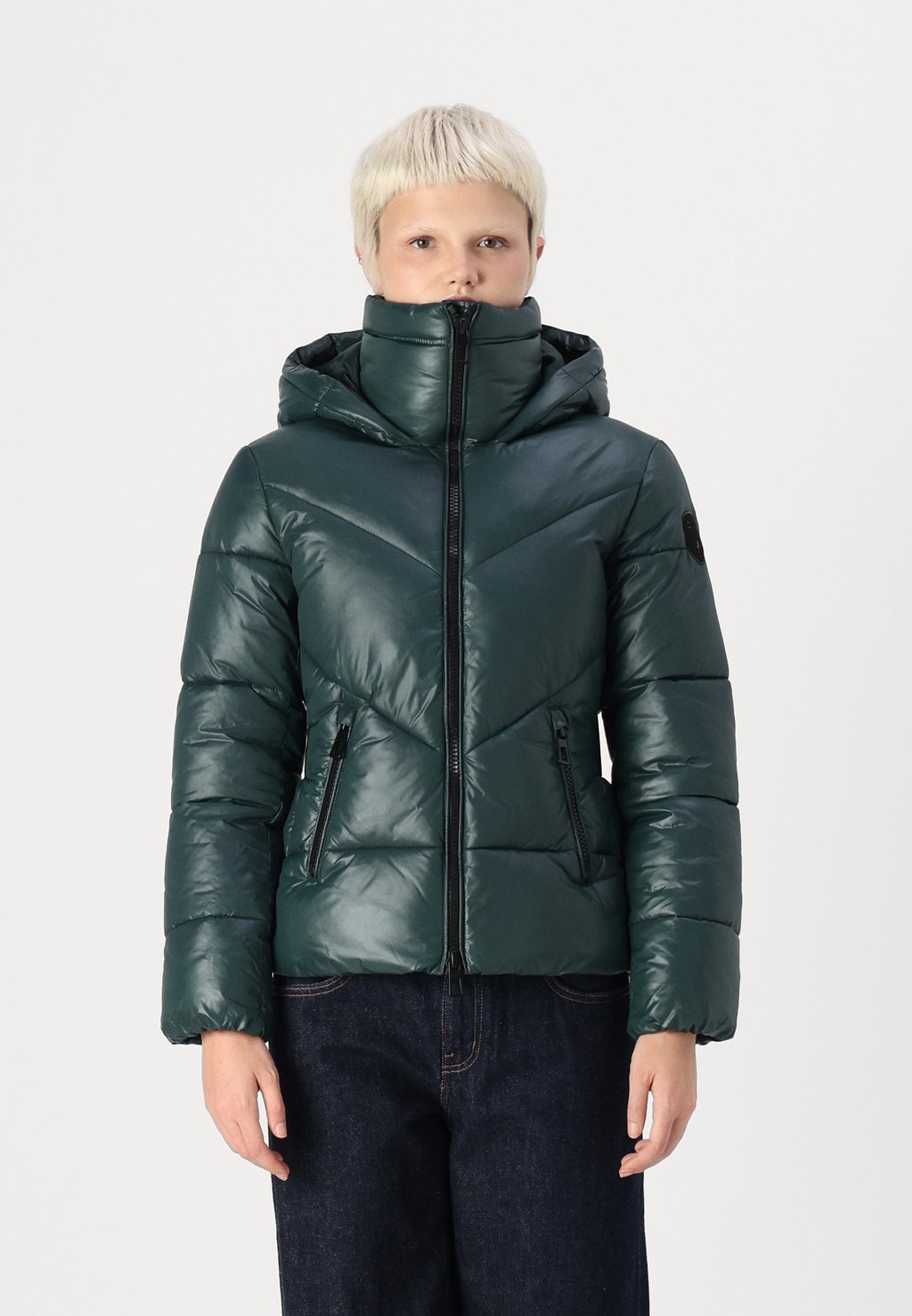 

Зимняя куртка ONLFEVER SHORT PUFFER LIFE ONLY, темно-зеленый