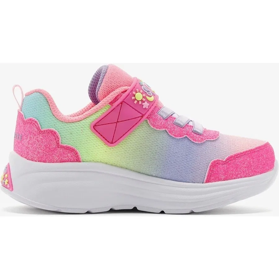 Кроссовки детские с подсветкой Twinkle Sparks - Underwater Magic Skechers, Розовый — фото 2