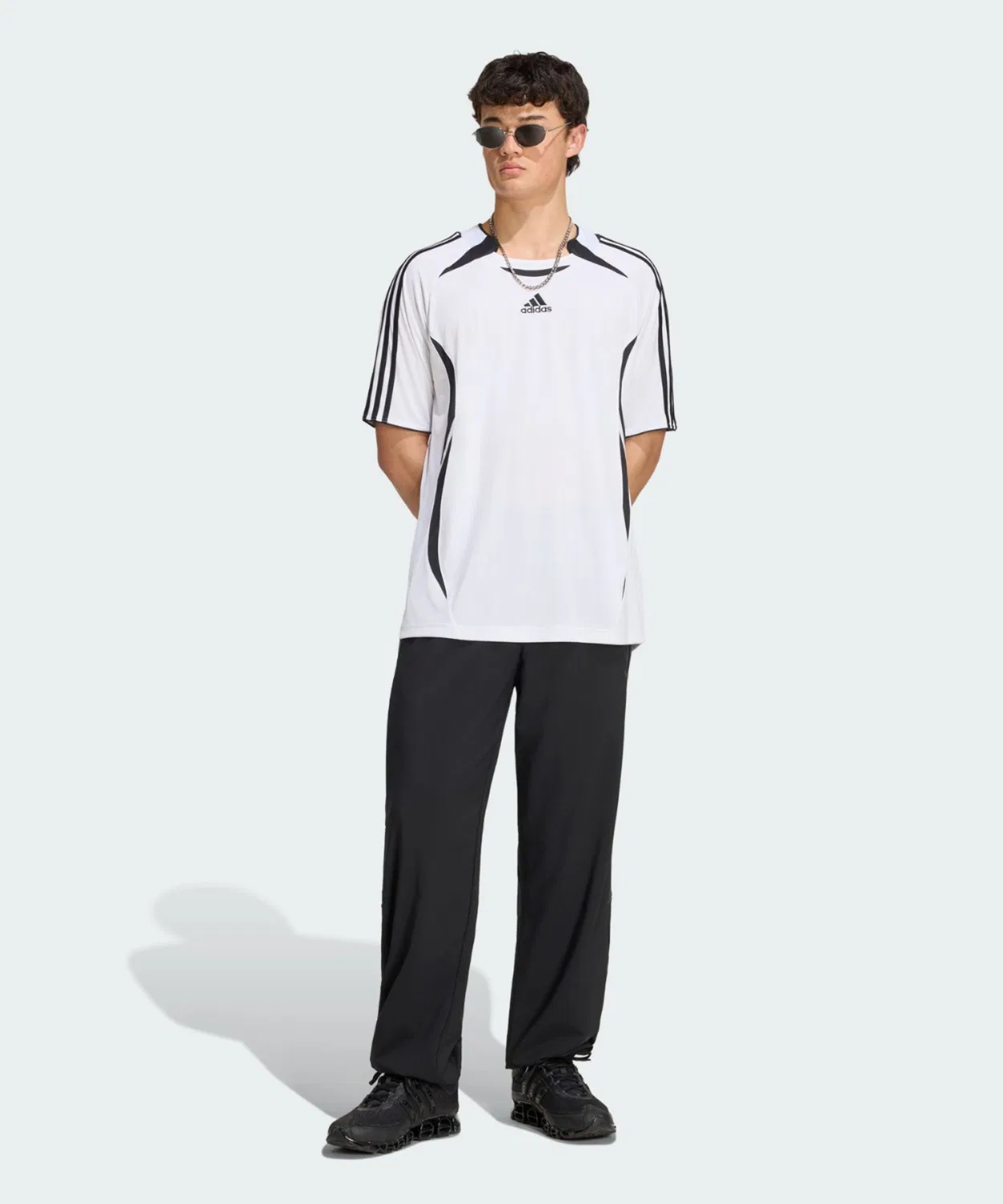Мужская футболка с коротким рукавом Teamgeist Adidas Originals, Белый — фото 4