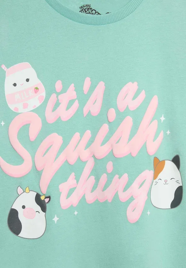 Пижамный набор с принтом Squishmallows Marks & Spencer, синий — фото 4