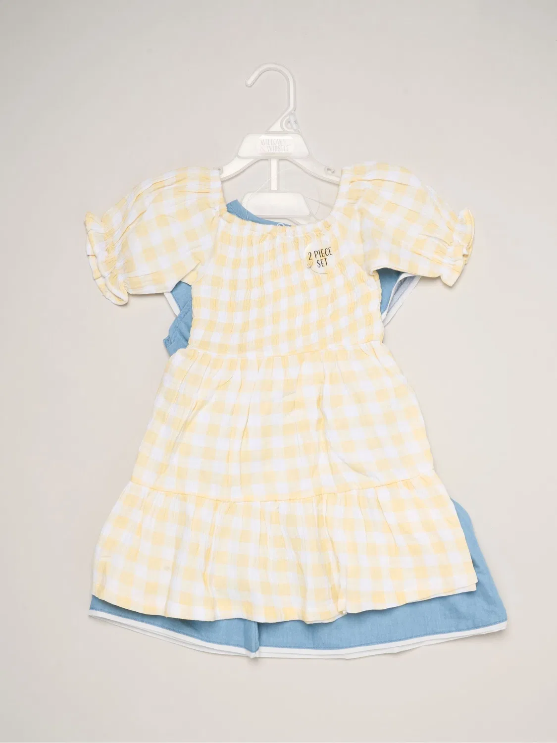 Платье Yellow Floral Print And Chambray Miss, желтый — фото 2