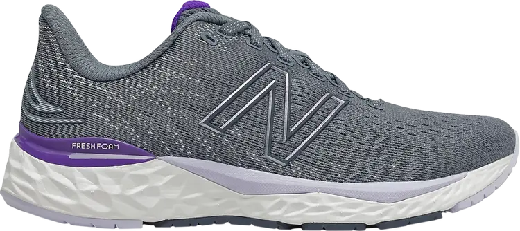 

Кроссовки New Balance Wmns Fresh Foam 880v11 Wide 'Ocean Grey Deep Violet', серый