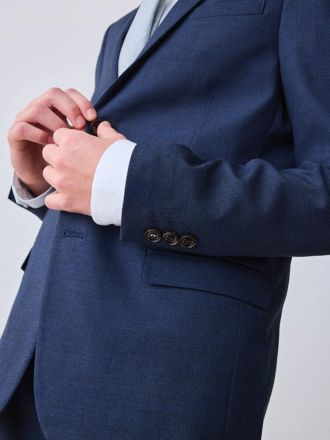 Пиджак классический, модель Baker, бренд Ted Baker, темно-синий — фото 4