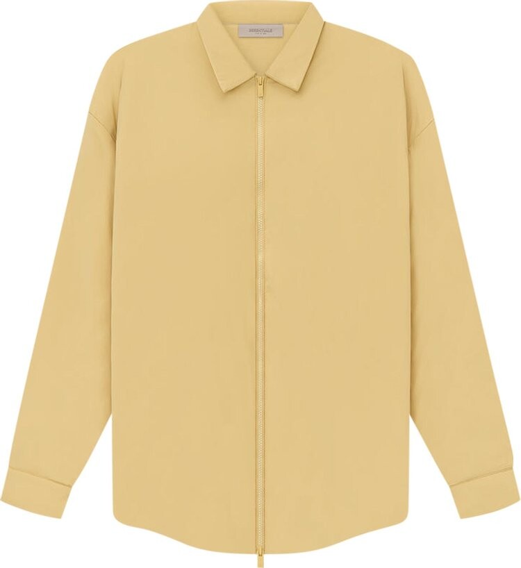 

Рубашка Fear of God Essentials Filled Nylon Shirt Jacket 'Light Tuscan', желтый