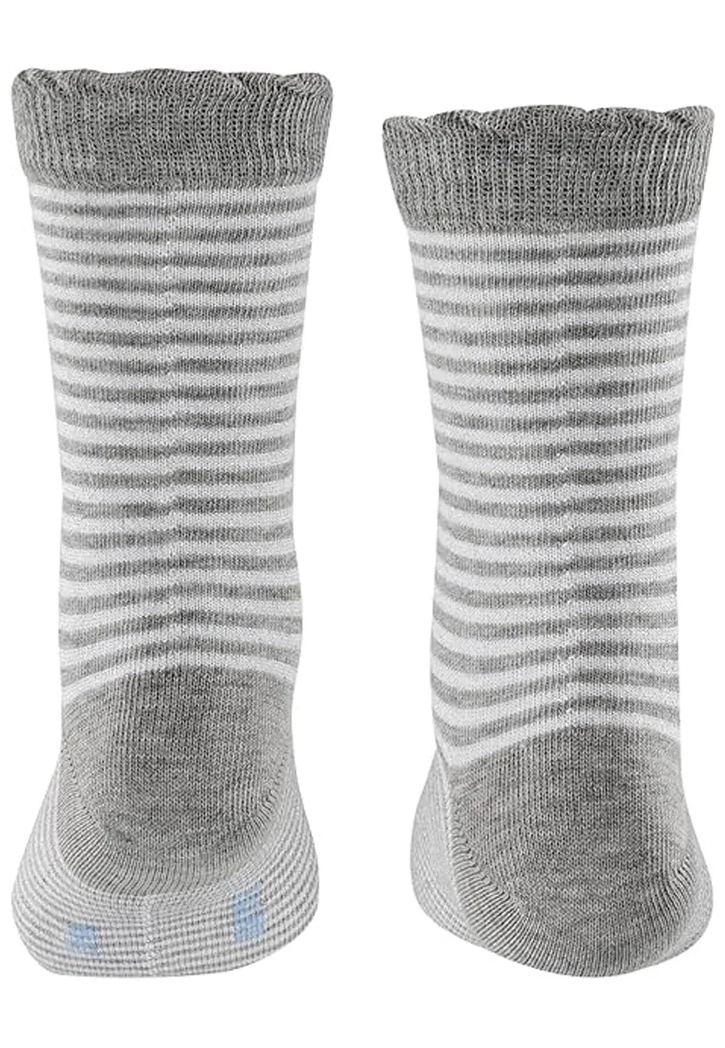 Детские носки с блестящим полосатым принтом Glitter Stripe Falke, Grau — фото 3