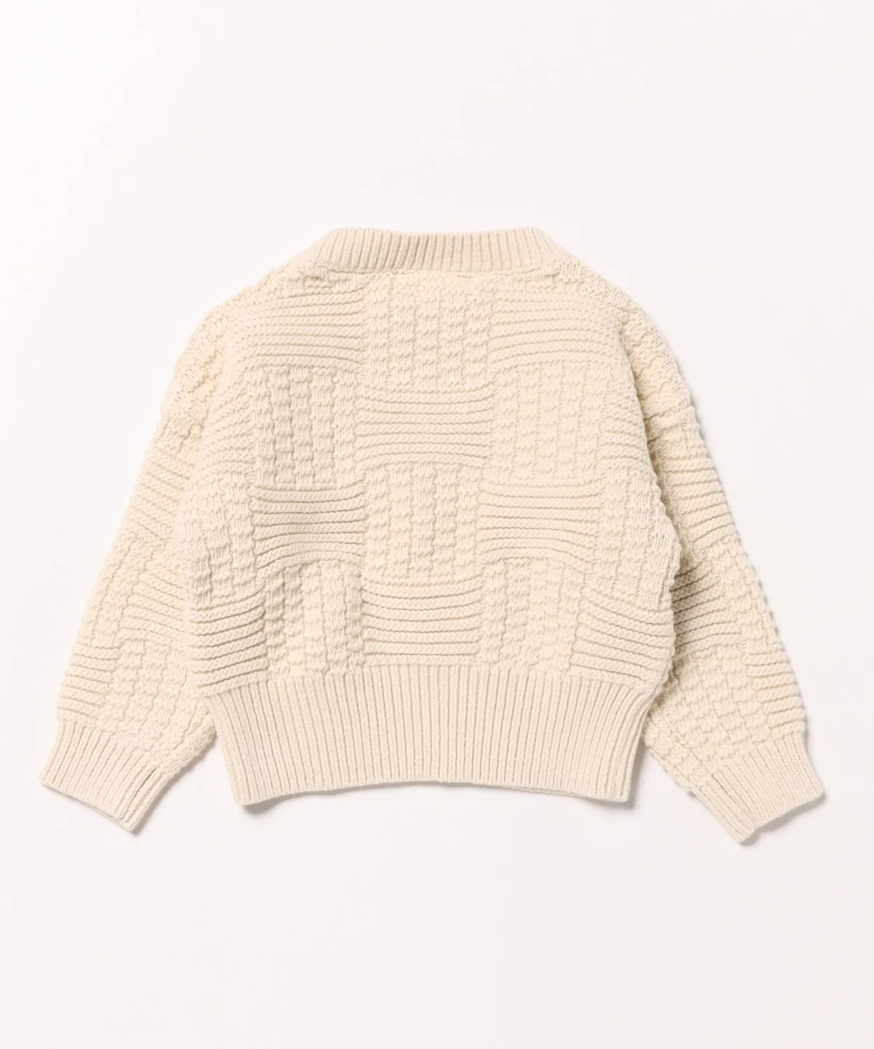 Детский свитер с принтом Aspen Natural Check Rylee + Cru, Natural — фото 2