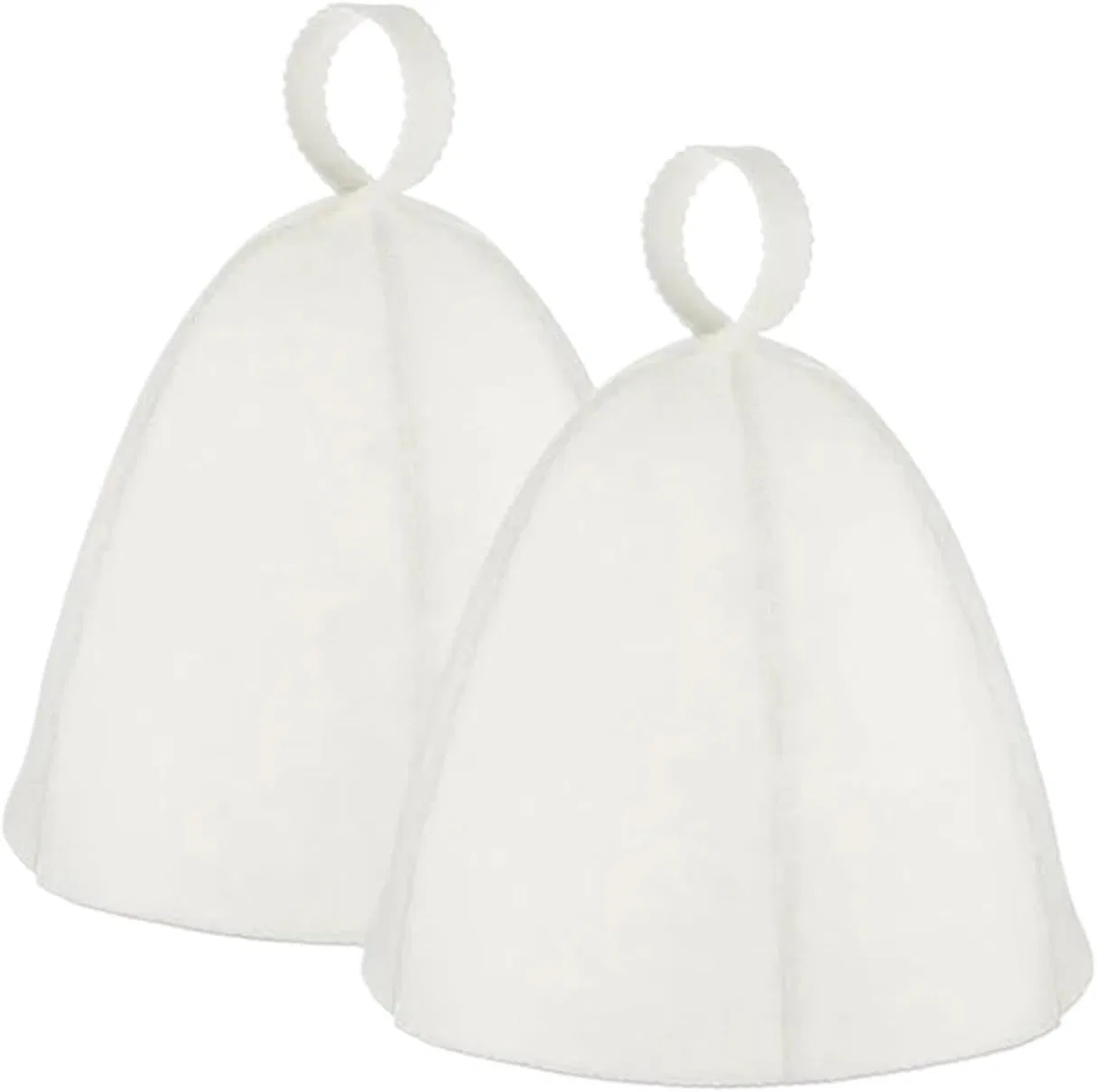 Шапочка для сауны из войлока, ZONSHJDKR, 2 шт., 70x20 см, White