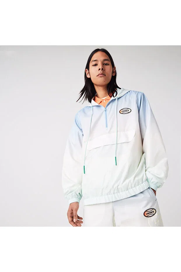 Мужская куртка с принтом Lacoste, 3ux-Mavi — фото 2
