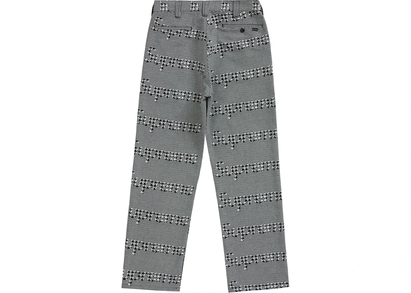 Мужские брюки с принтом Pant (FW20) Supreme, Black Houndstooth — фото 2