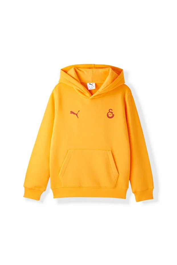 Детское худи с длинным рукавом Galatasaray puma kids hooded sweatshirt 78291406 Gsstore, Yellow